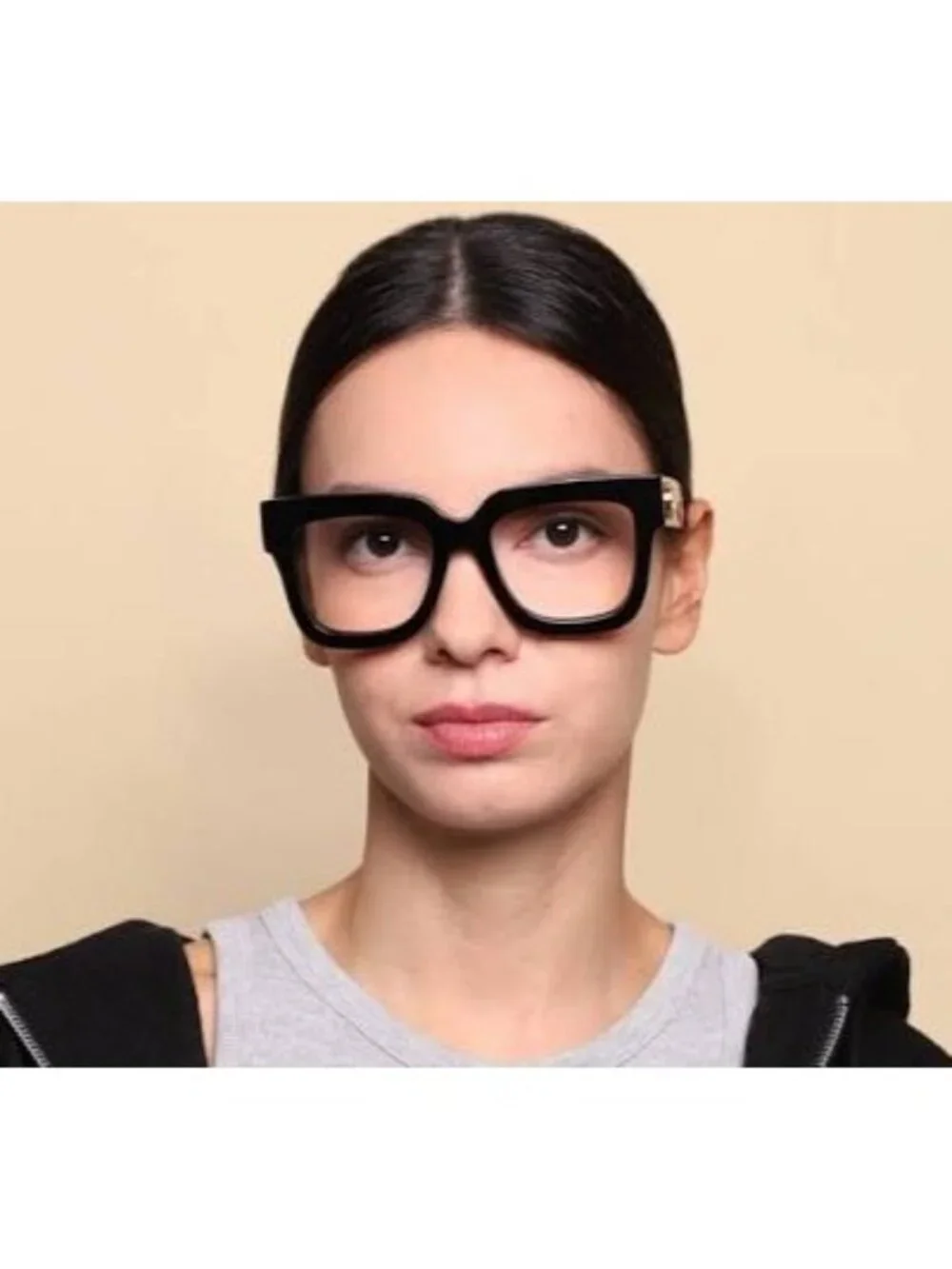 Gucci GG1549O 001 Eyeglasses Black 52mm Square Frame